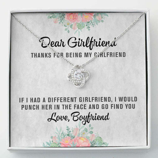 Girlfriend Necklace “ To My Best Girlfriend Gift “ Love Knots Necklace Gifts For Friend Rakva