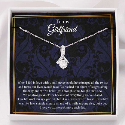 Girlfriend Necklace, To My Girlfriend Gift Necklace, Necklace For Girlfriend, Gift For Her, Anniversary Gift Gifts For Friend Rakva