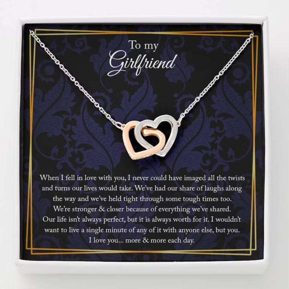 Girlfriend Necklace, To My Girlfriend Gift Necklace, Necklace For Girlfriend, Gift For Her, Anniversary Gift Gifts For Friend Rakva