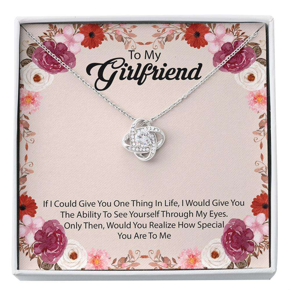 Girlfriend Necklace, To My Girlfriend Necklace, Anniversary Birthday Christmas Gift For Girlfriend Custom Necklace Gifts For Friend Rakva