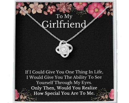 Girlfriend Necklace, To My Girlfriend Necklace, Anniversary Birthday Christmas Gift For Girlfriend Gifts For Boyfriend Rakva