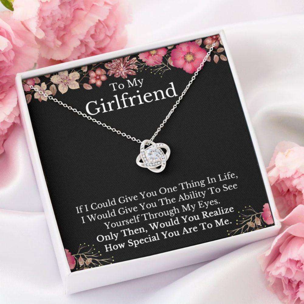 Girlfriend Necklace, To My Girlfriend Necklace, Anniversary Birthday Christmas Gift For Girlfriend Gifts For Boyfriend Rakva