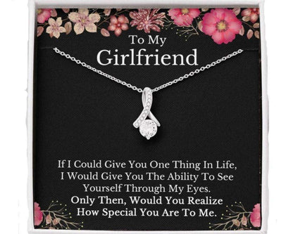 Girlfriend Necklace, To My Girlfriend Necklace, Anniversary Birthday Christmas Gift For Girlfriend Gifts For Boyfriend Rakva