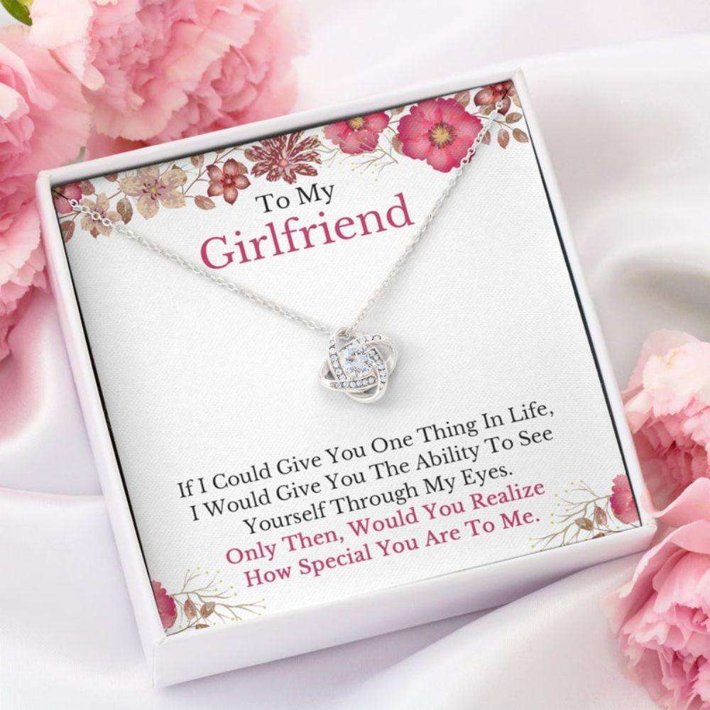 Girlfriend Necklace, To My Girlfriend Necklace, Anniversary Birthday Christmas Gift For Girlfriend Gifts For Boyfriend Rakva