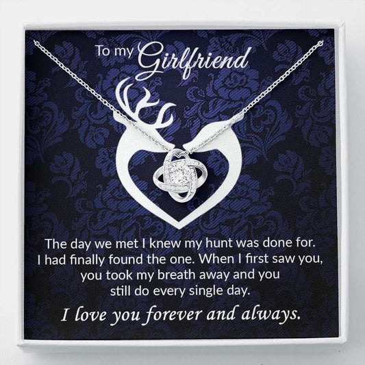 Girlfriend Necklace, To My Girlfriend Necklace, Anniversary Necklace For Girlfriend, Hunting Gift Girlfriend, Girlfriend Birthday Gifts For Friend Rakva