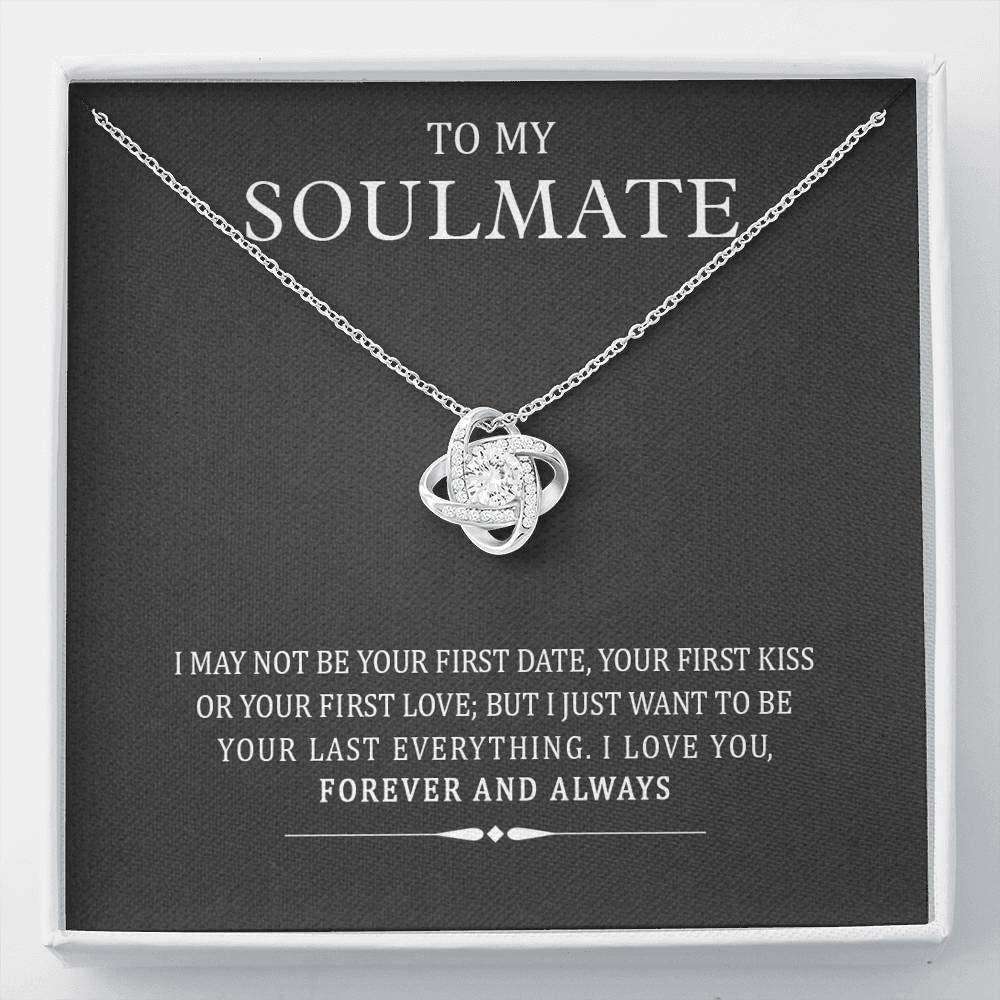 Girlfriend Necklace, To My Girlfriend/Soulmate/Wife Necklace, Pendant For Wife, Gift For Her For Karwa Chauth Rakva