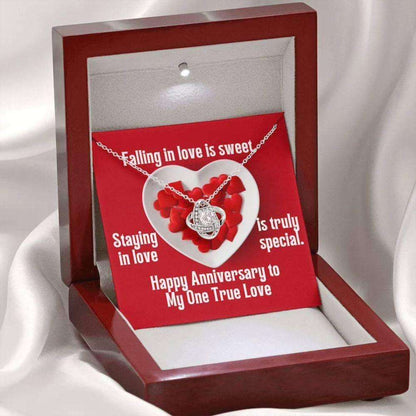 Girlfriend Necklace, Wife Necklace, Anniversary Card “ Sentimental Gift For Her “ One True Love For Karwa Chauth Rakva