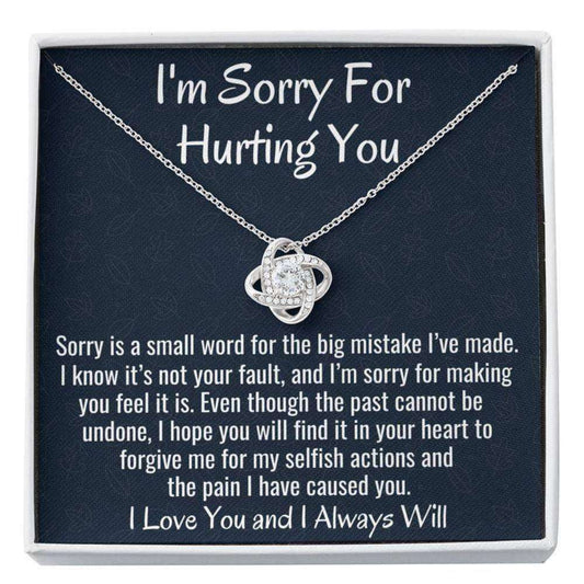 Girlfriend Necklace, Wife Necklace, I’M Sorry Gift, Apology Gift For Partner Wife Or Girlfriend Loved One For Karwa Chauth Rakva