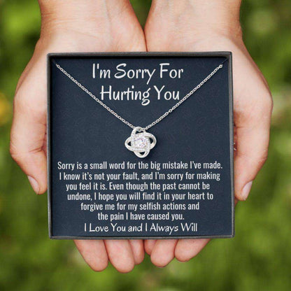 Girlfriend Necklace, Wife Necklace, I’M Sorry Gift, Apology Gift For Partner Wife Or Girlfriend Loved One For Karwa Chauth Rakva