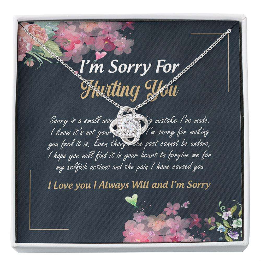 Girlfriend Necklace, Wife Necklace, I’M Sorry Gift, Apology Gift For Wife Or Girlfriend, Forgive Me For Karwa Chauth Rakva