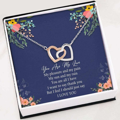 Girlfriend Necklace, Wife Necklace, Necklace For Her “ You Are My Love Necklace Gifts For Karwa Chauth Rakva