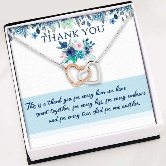 Girlfriend Necklace, Wife Necklace, Necklace For Women Girl “ Thank You Gift Necklace “ Valentine Gifts For Her For Karwa Chauth Rakva