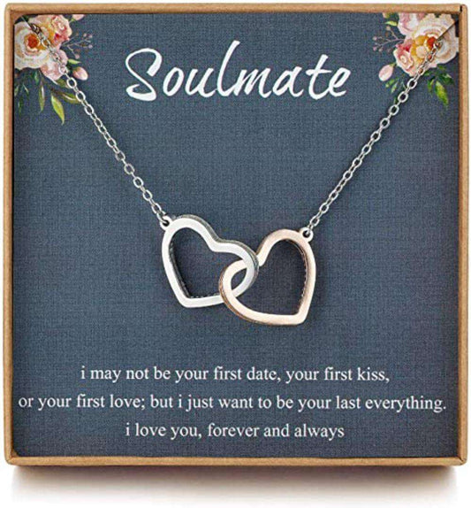 Girlfriend Necklace, Wife Necklace, Soulmate Necklace For Women, Necklace For Wife From Husband, To My Wife, Future Wife, Girlfriend For Karwa Chauth Rakva