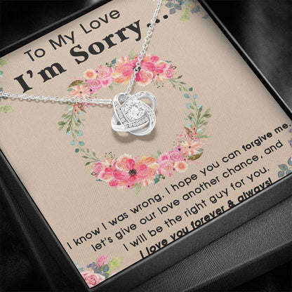 Girlfriend Necklace, Wife Necklace, To My Love I’M Sorry Necklace Gift, Sorry Necklace For Girl, Gift For Her Gifts For Boyfriend Rakva