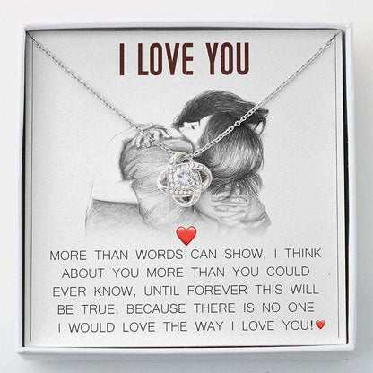 Girlfriend Necklace, Wife Necklace, To My Love Necklace “ Gift For Her “ Necklace With Gift Box For Karwa Chauth Rakva