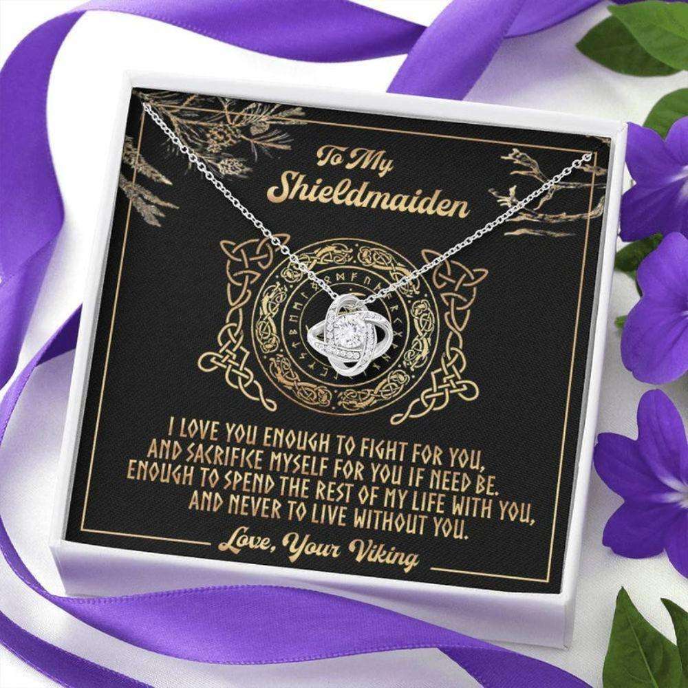 Girlfriend Necklace, Wife Necklace, To My Shieldmaiden Necklace, Fight For You “ Gift For Best Friend, Soul Sister, Bridesmaid, Bestie For Karwa Chauth Rakva