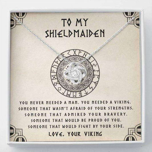 Girlfriend Necklace, Wife Necklace, To My Shieldmaiden Necklace Gift “ You Needed A Viking For Karwa Chauth Rakva