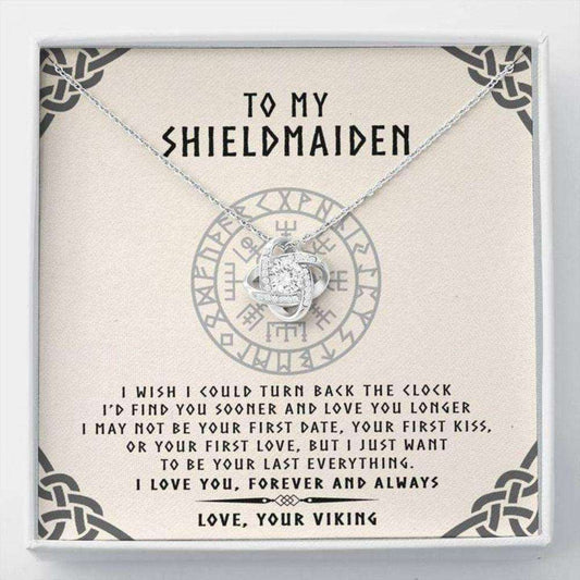 Girlfriend Necklace, Wife Necklace, To My Shieldmaiden Necklace “ Last Everything “ Gift For Wife Future Wife Girlfriend For Karwa Chauth Rakva