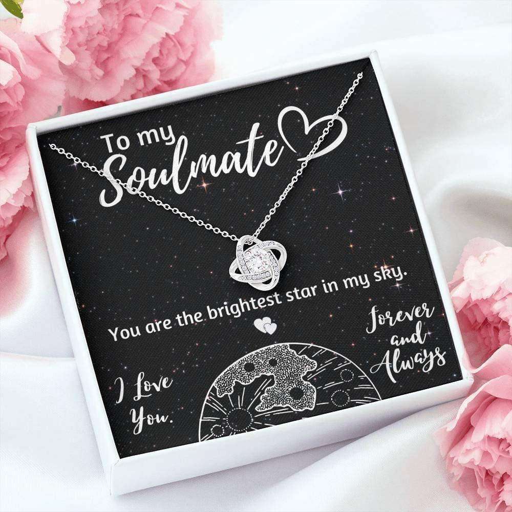 Girlfriend Necklace, Wife Necklace, To My Soulmate Love Note Love Necklace. Surprise Gift For Future Wife Fiance For Karwa Chauth Rakva