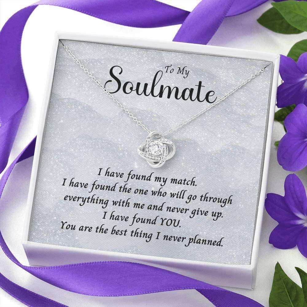 Girlfriend Necklace, Wife Necklace, To My Soulmate Necklace Gift “ I Have Found My Match “ Lovely Gift Necklace For Karwa Chauth Rakva