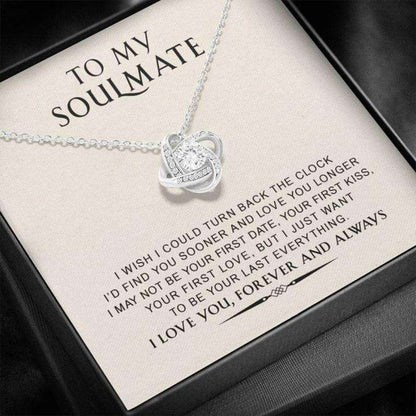 Girlfriend Necklace, Wife Necklace, To My Soulmate Necklace Gift Necklace Gift For Wife Future Wife Girlfriend For Karwa Chauth Rakva