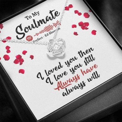 Girlfriend Necklace, Wife Necklace, To My Soulmate Necklace Romantic Gifts For Her, Soulmate Necklaces, Soulmate Gift For Karwa Chauth Rakva