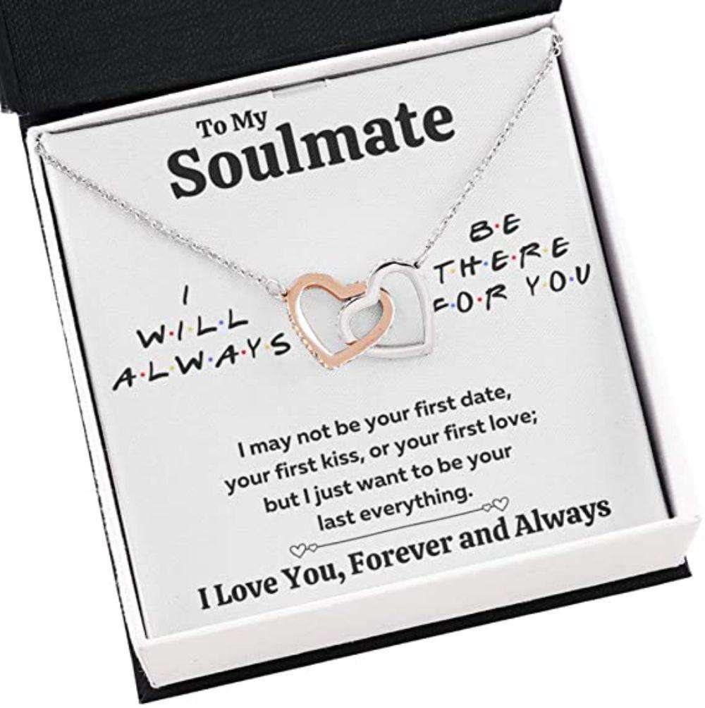 Girlfriend Necklace, Wife Necklace, To My Soulmate Œthere For You “ Last Everything” Necklace Gift For Karwa Chauth Rakva