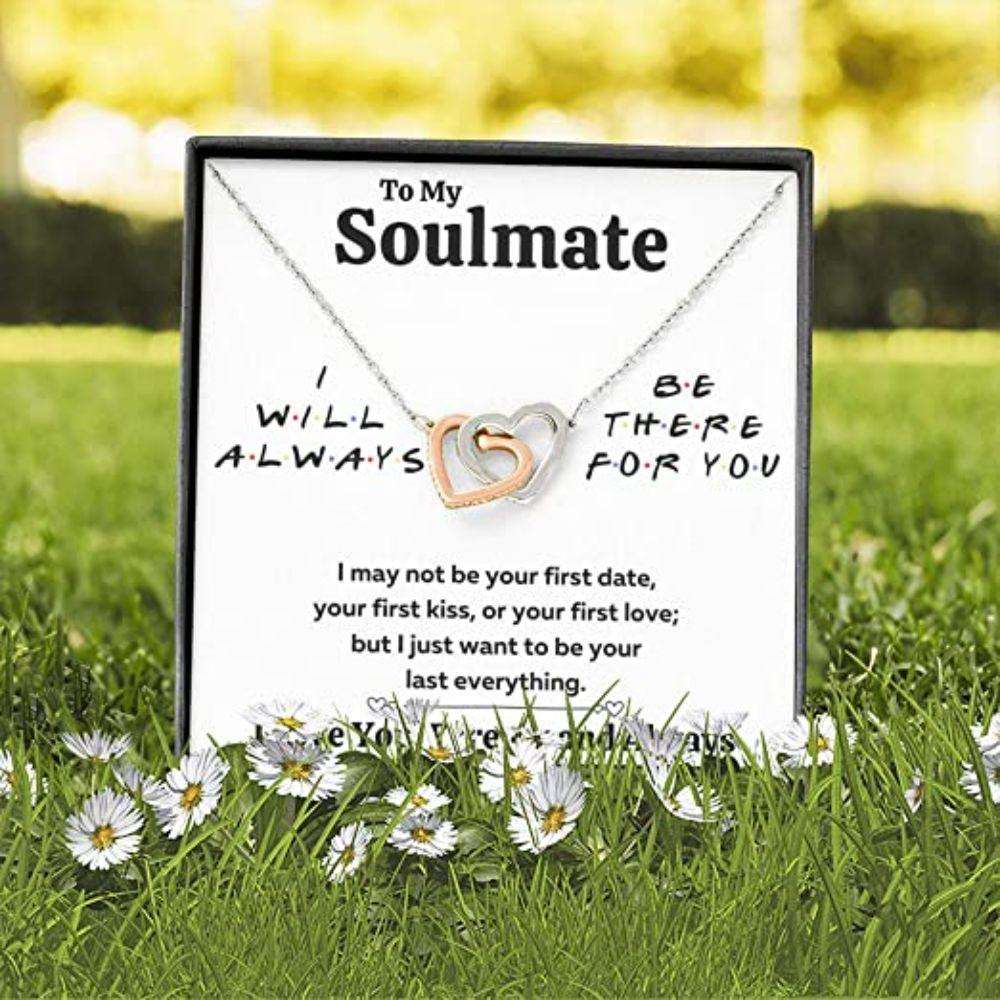 Girlfriend Necklace, Wife Necklace, To My Soulmate Œthere For You “ Last Everything” Necklace Gift For Karwa Chauth Rakva