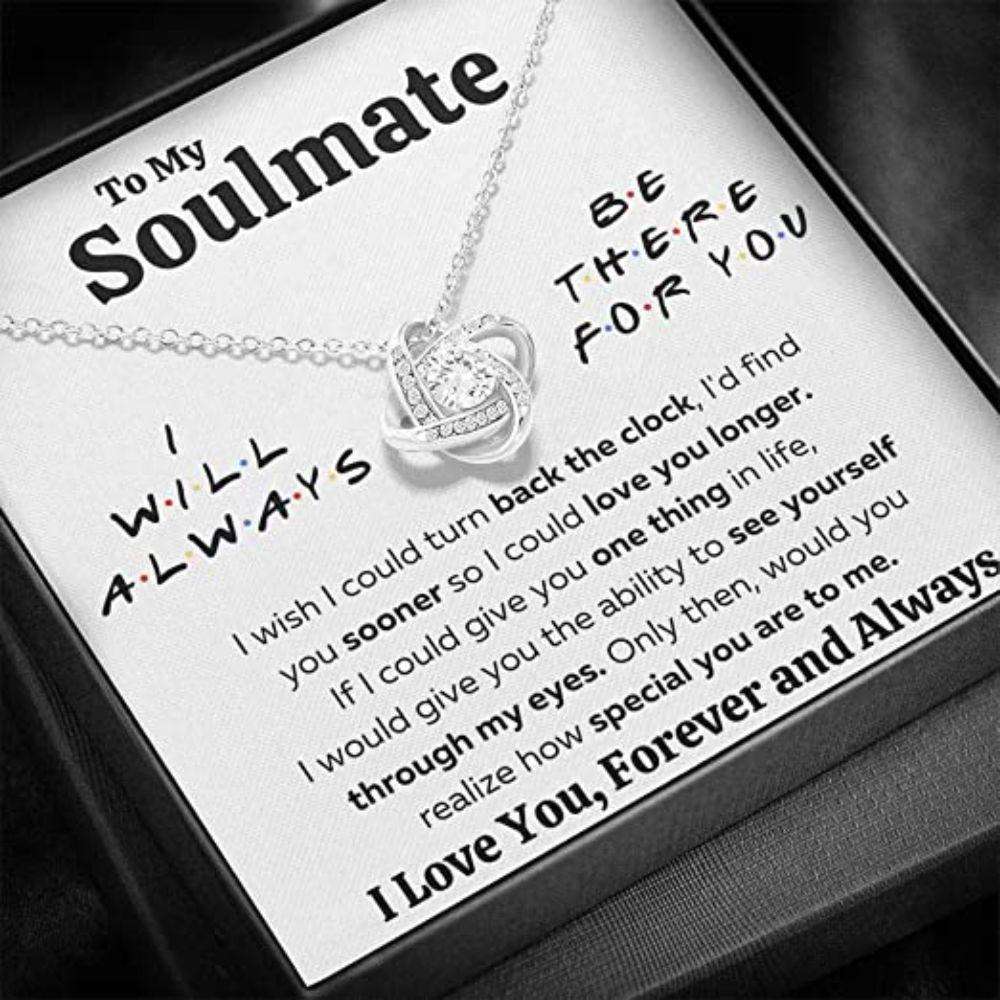 Girlfriend Necklace, Wife Necklace, To My Soulmate Œthere For You “ My Eyes” Necklace Gift For Karwa Chauth Rakva