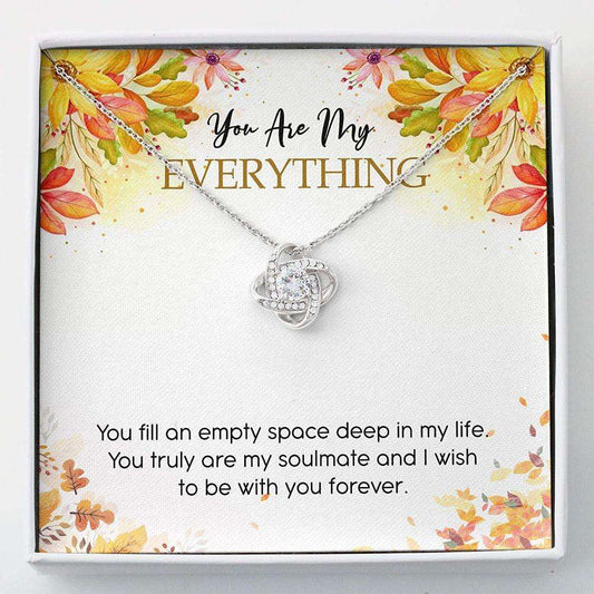 Girlfriend Necklace, Wife Necklace, You Are My Everything Necklace “ Gift For Her “ Necklace With Gift Box For Karwa Chauth Rakva