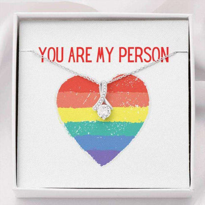 Girlfriend Necklace, You Are My Person Lbgtq+ The Gifts For Friend Rakva