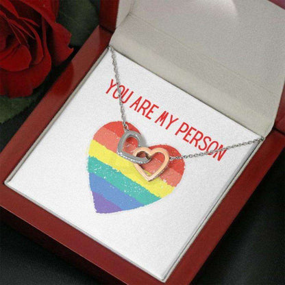 Girlfriend Necklace, You Are My Person Lgbt+ Gifts For Friend Rakva