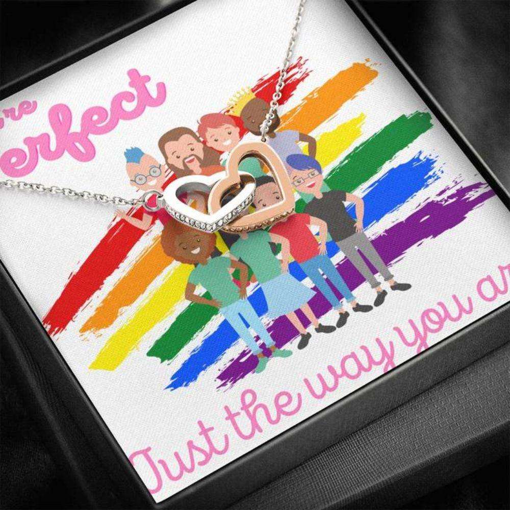 Girlfriend Necklace, You’Re Perfect Lbgt+ Gifts For Friend Rakva