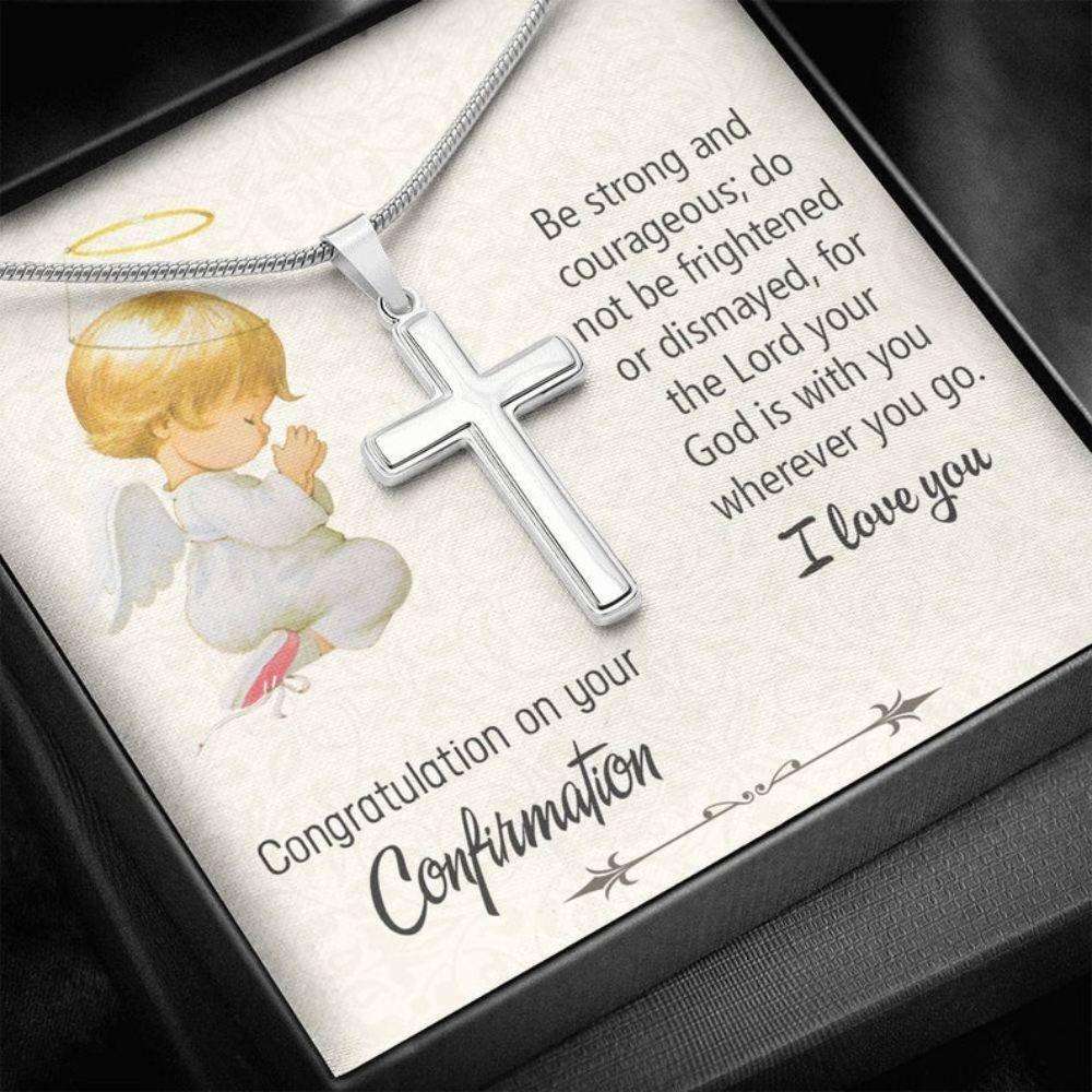 Goddaughter Necklace, Confirmation Gifts Cross Necklace, Confirmation Gift From Parents, Gift From Godparent, Christian Necklace Gifts For Daughter Rakva