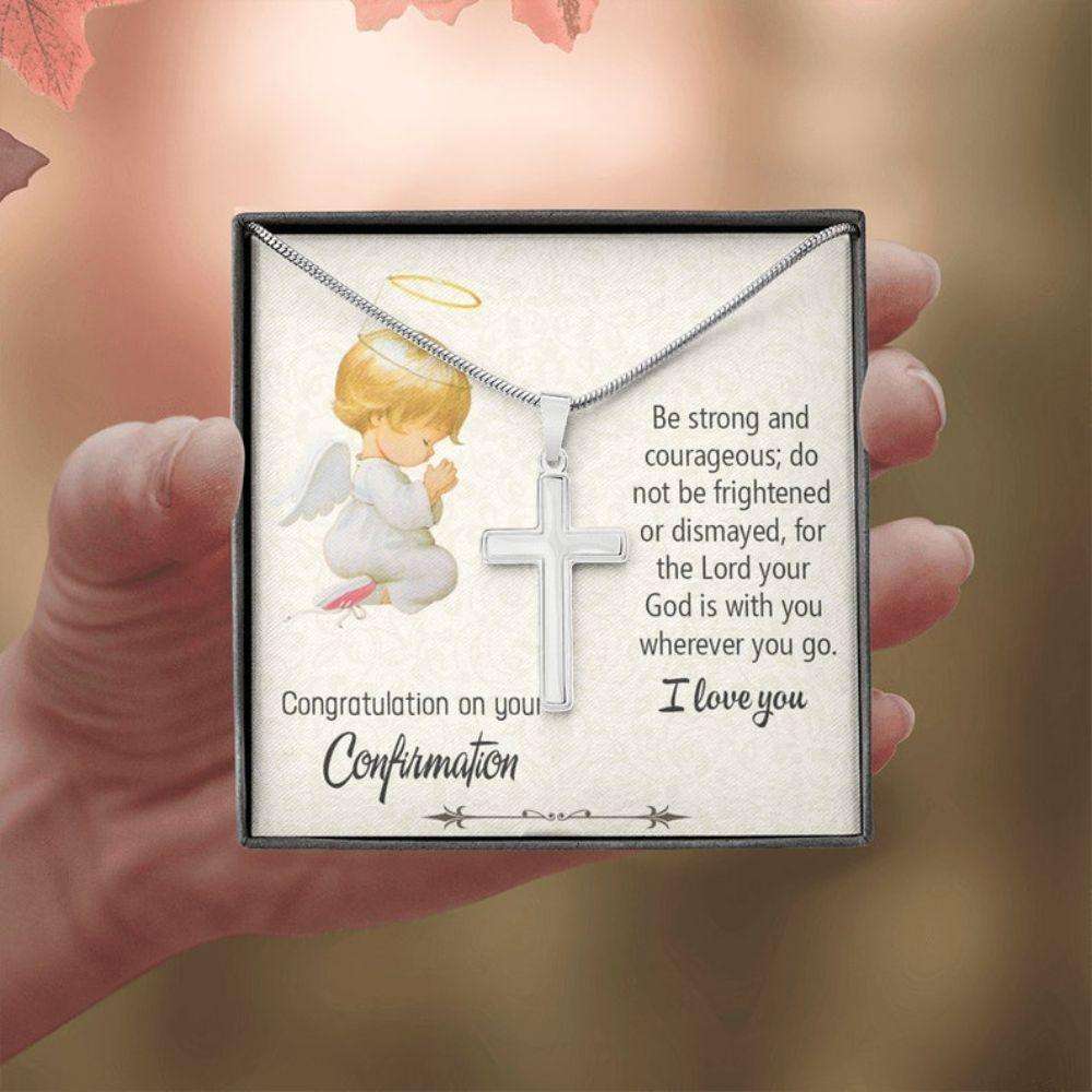 Goddaughter Necklace, Confirmation Gifts Cross Necklace, Confirmation Gift From Parents, Gift From Godparent, Christian Necklace Gifts For Daughter Rakva