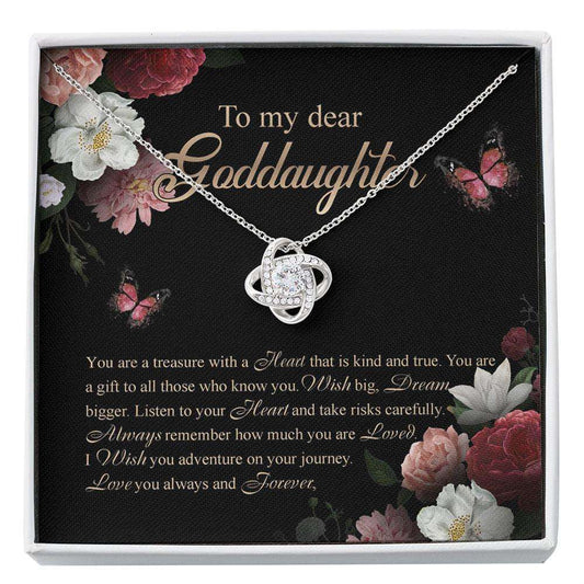 Goddaughter Necklace, Confirmation Gifts For Girls, Goddaughter Gifts From Godmother, Baptism Gift, First Communion Custom Necklace Gifts For Daughter Rakva