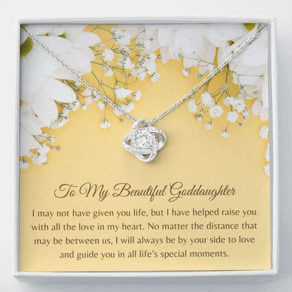 Goddaughter Necklace, Cute Goddaughter Gift “ Baptism Gift “ Goddaughter Love Birthday Necklace “ Meaningful Card Gifts For Daughter Rakva