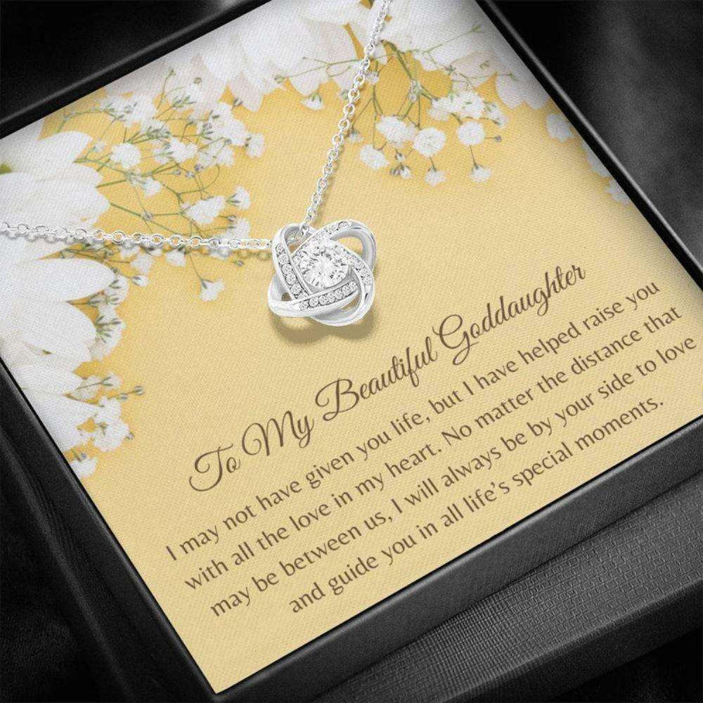 Goddaughter Necklace, Cute Goddaughter Gift “ Baptism Gift “ Goddaughter Love Birthday Necklace “ Meaningful Card Gifts For Daughter Rakva