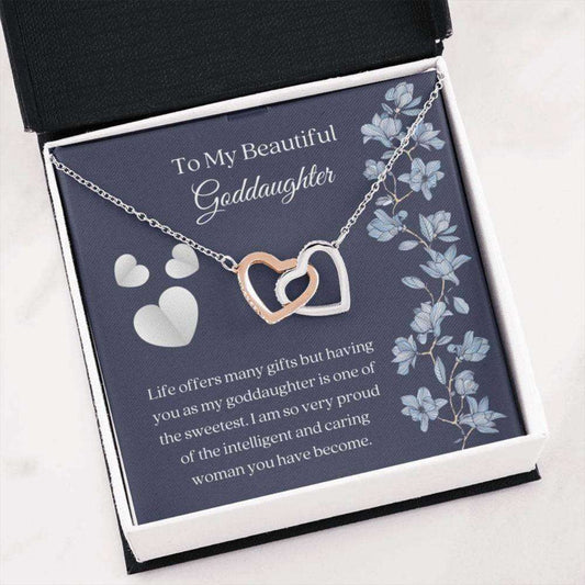 Goddaughter Necklace Gift “ Goddaughter Birthday “ Goddaughter Gift “ Sweet Necklace Gift “ Christmas Keepsake Gifts For Daughter Rakva