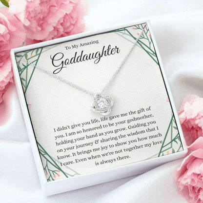 Goddaughter Necklace Gifts From Godmother, Baptism Gift, First Communion Gift For Girls Gifts For Daughter Rakva