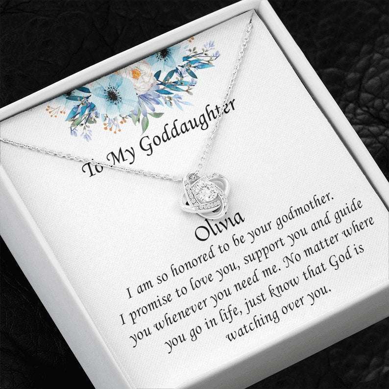 Goddaughter Necklace, Goddaughter Gift From Godmother For Goddaughter Baptism Gift Goddaughter Christmas Necklace Gifts For Daughter Rakva