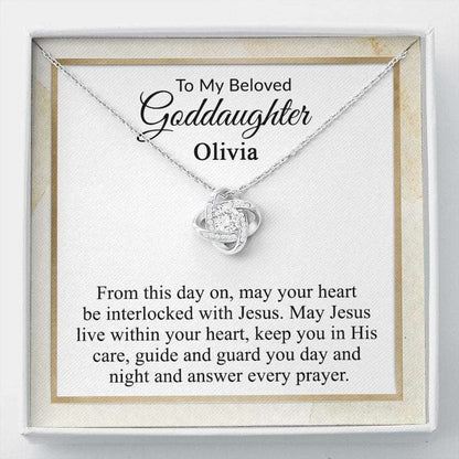 Goddaughter Necklace, Goddaughter Gifts From Godmother, Goddaughter Necklace, Goddaughter Confirmation Gift, First Communion Gift Girl Gifts For Daughter Rakva