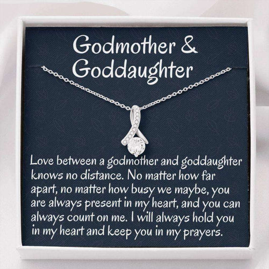 Goddaughter Necklace, Godmother & Goddaughter Gift Necklace, Necklace Gift For Baptism, Confirmation, Graduation Birthday Gifts For Daughter Rakva