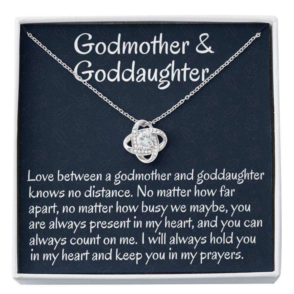 Goddaughter Necklace, Godmother & Goddaughter Gift Necklace, Necklace Gift For Baptism, Confirmation, Graduation Birthday Gifts For Daughter Rakva