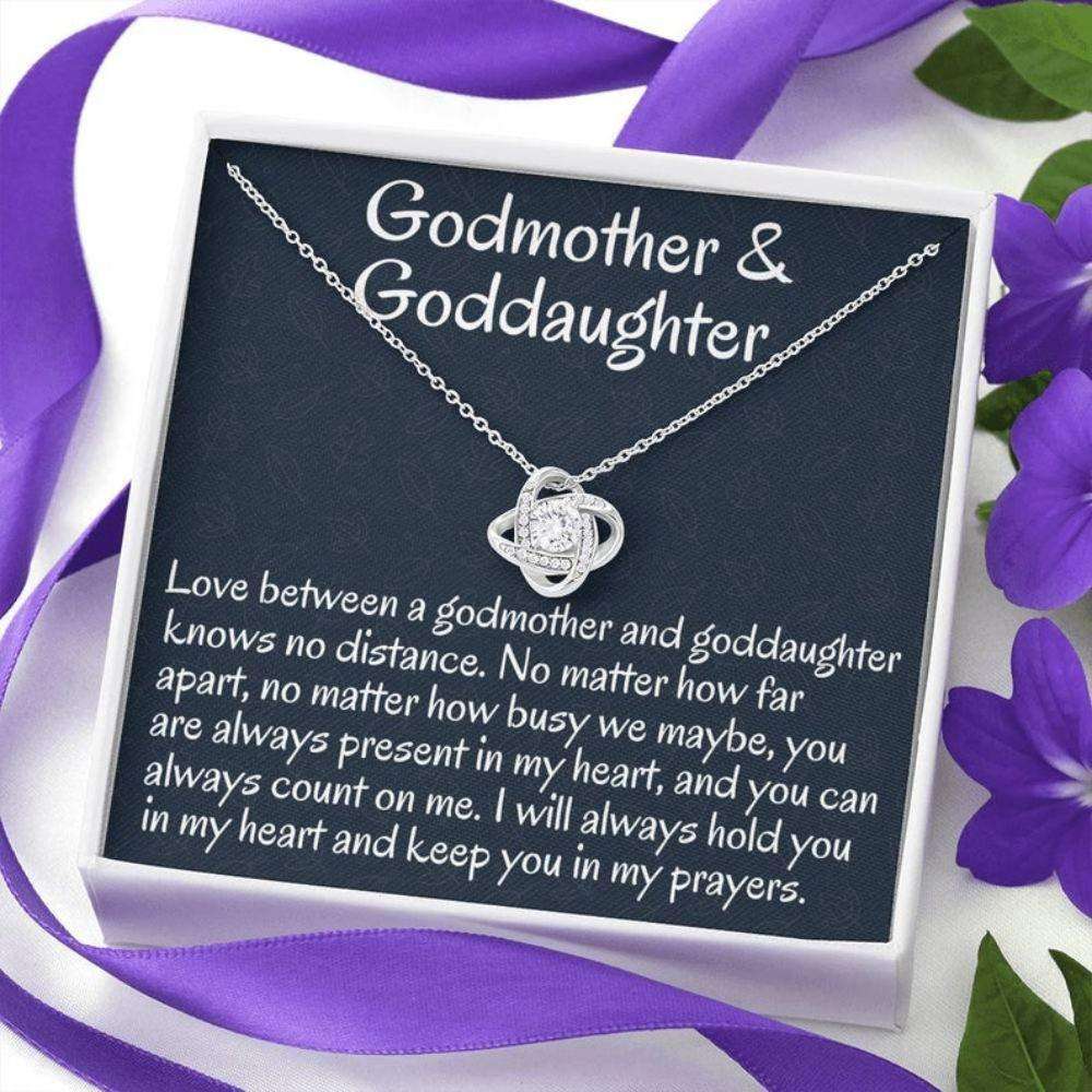 Goddaughter Necklace, Godmother & Goddaughter Gift Necklace, Necklace Gift For Baptism, Confirmation, Graduation Birthday Gifts For Daughter Rakva