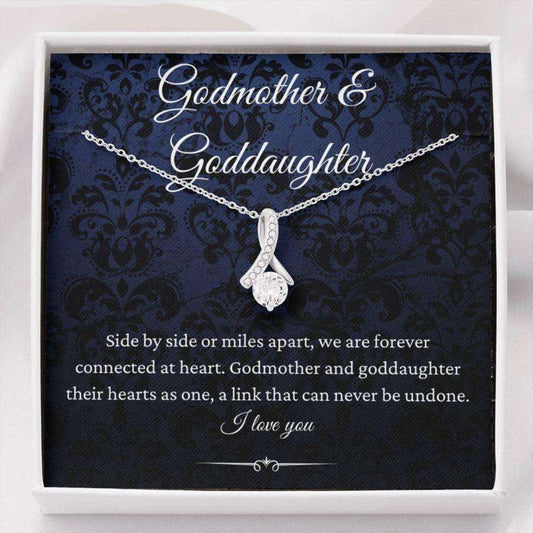 Goddaughter Necklace, Godmother Necklace, Godmother & Goddaughter Necklace, Birthday Gift For Godmother From Goddaughter Gifts For Daughter Rakva
