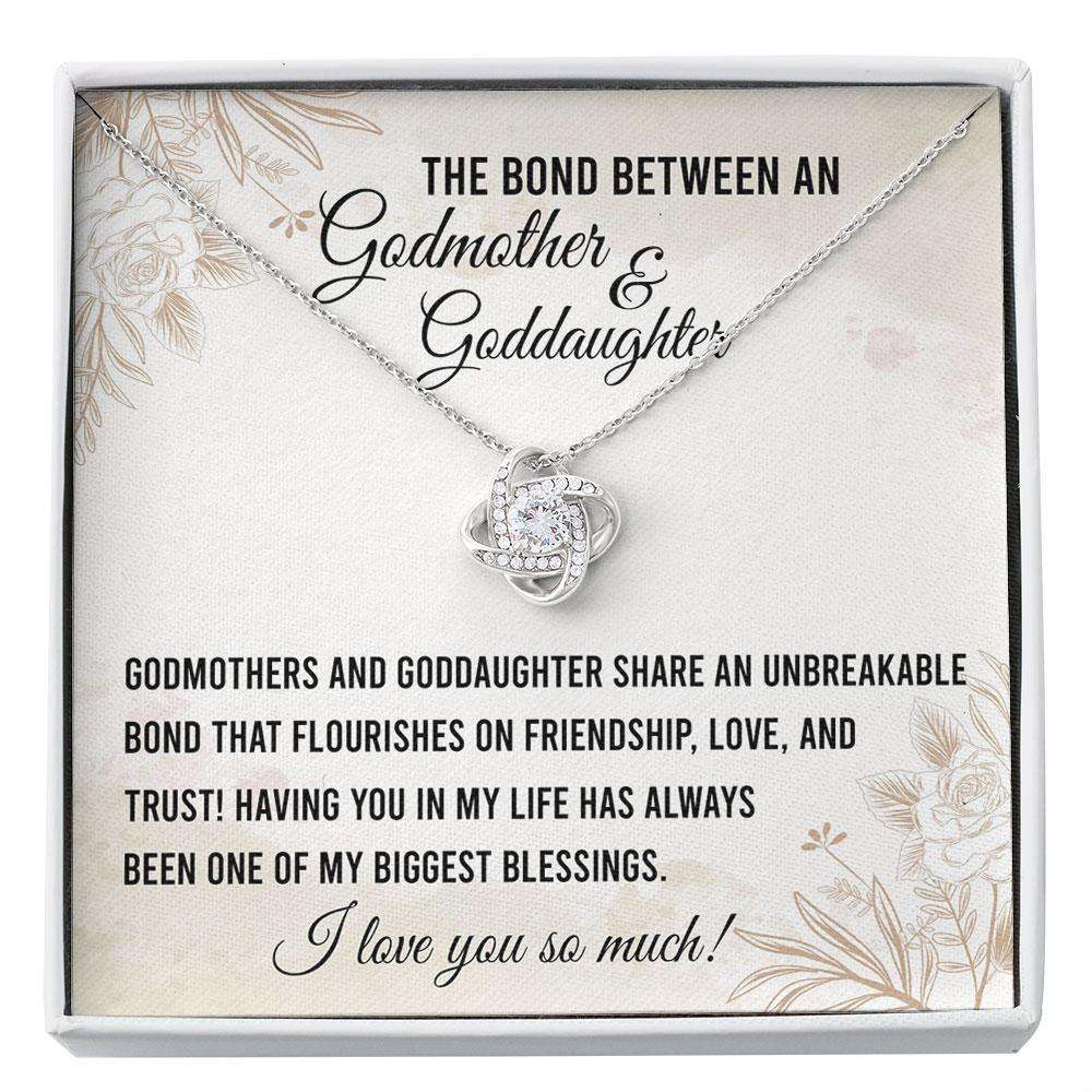 Goddaughter Necklace, Godmother To Goddaughter Gift, Necklace Gift For Goddaughter From Godmother, Godmother & Goddaughter Custom Necklace Gifts For Daughter Rakva