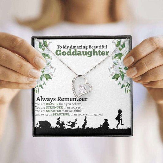 Goddaughter Necklace, Love You To The Moon, Gift From Godmother Necklace Gifts For Daughter Rakva