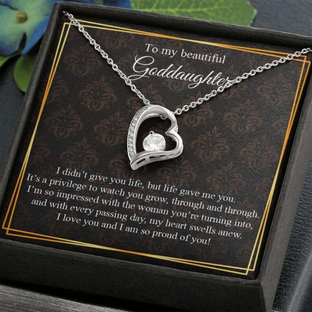 Goddaughter Necklace, Necklace For Goddaughter, Goddaughter Gift, Gift From Godmother Gifts For Daughter Rakva