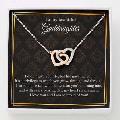 Goddaughter Necklace, Necklace For Goddaughter, Goddaughter Gift, Gift From Godmother Gifts For Daughter Rakva